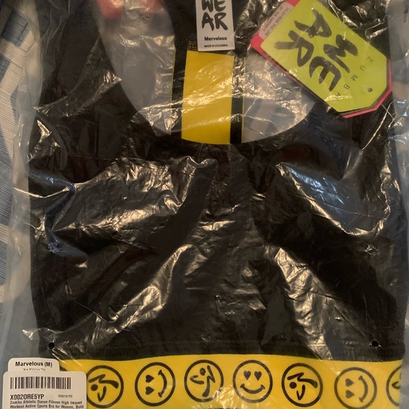 Smiley face sports scoop bra - Picture 6 of 6